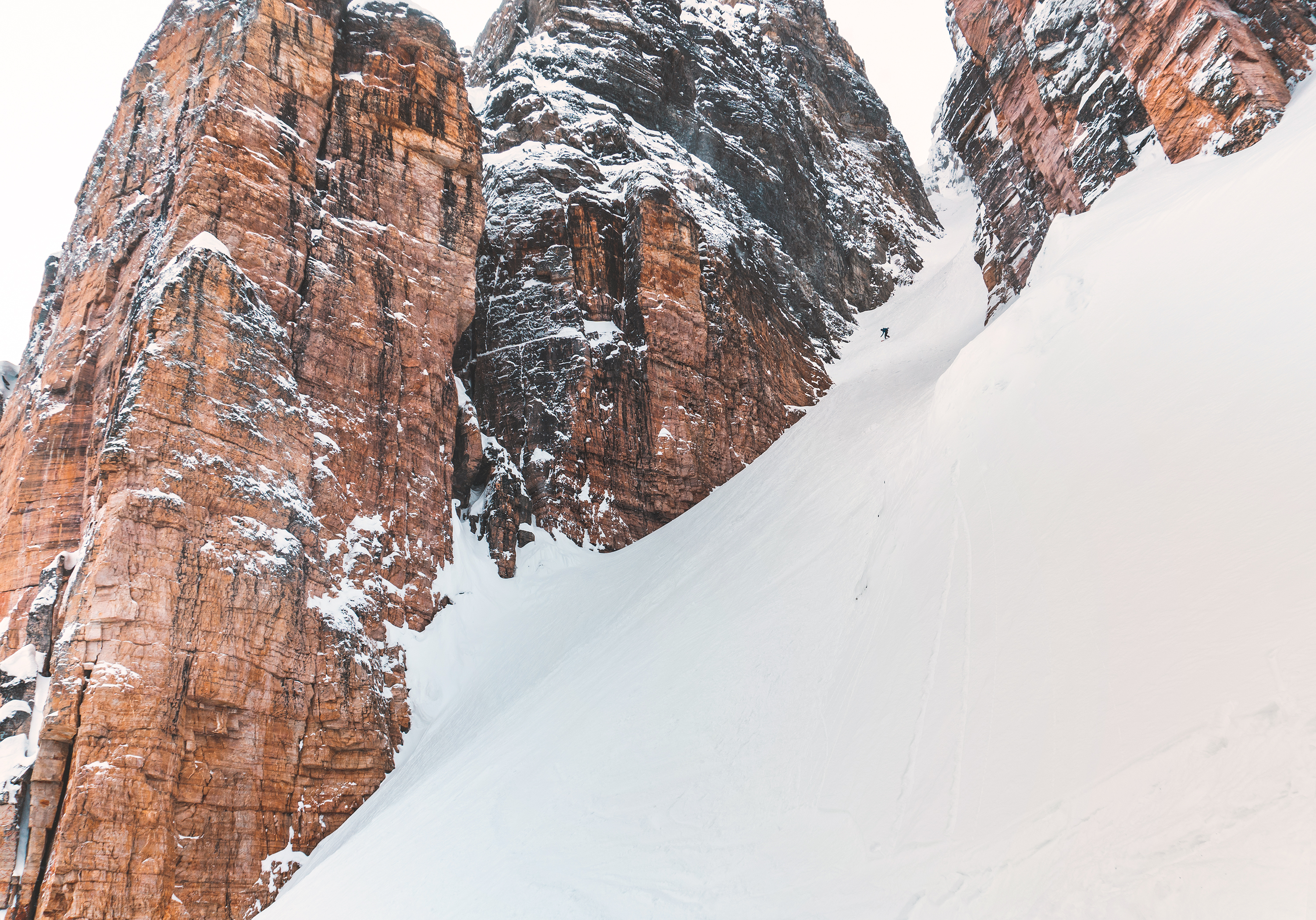 The bottom of the Grand daddy Couloir