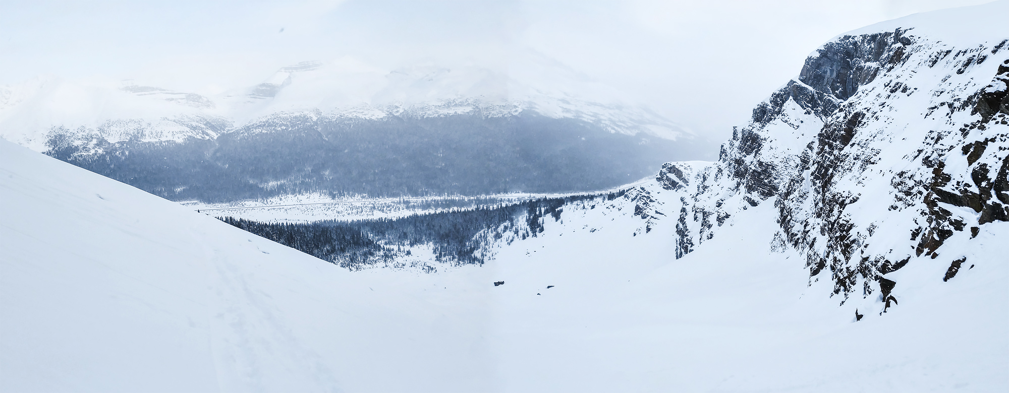 Panorama from the top of Jimmy Jr. Bowl