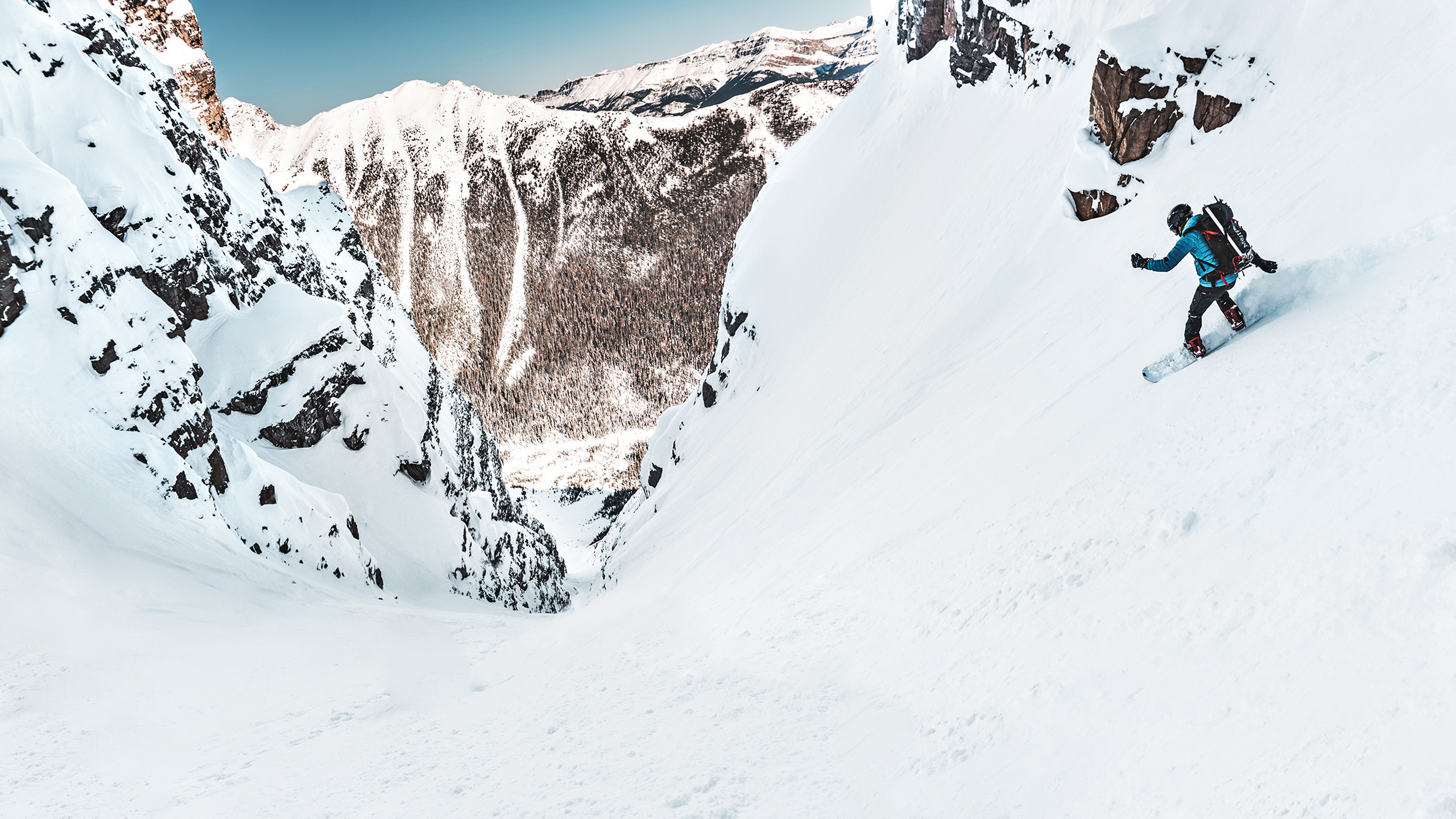 Snowboarding Panorama Wallpaper 2560x1440