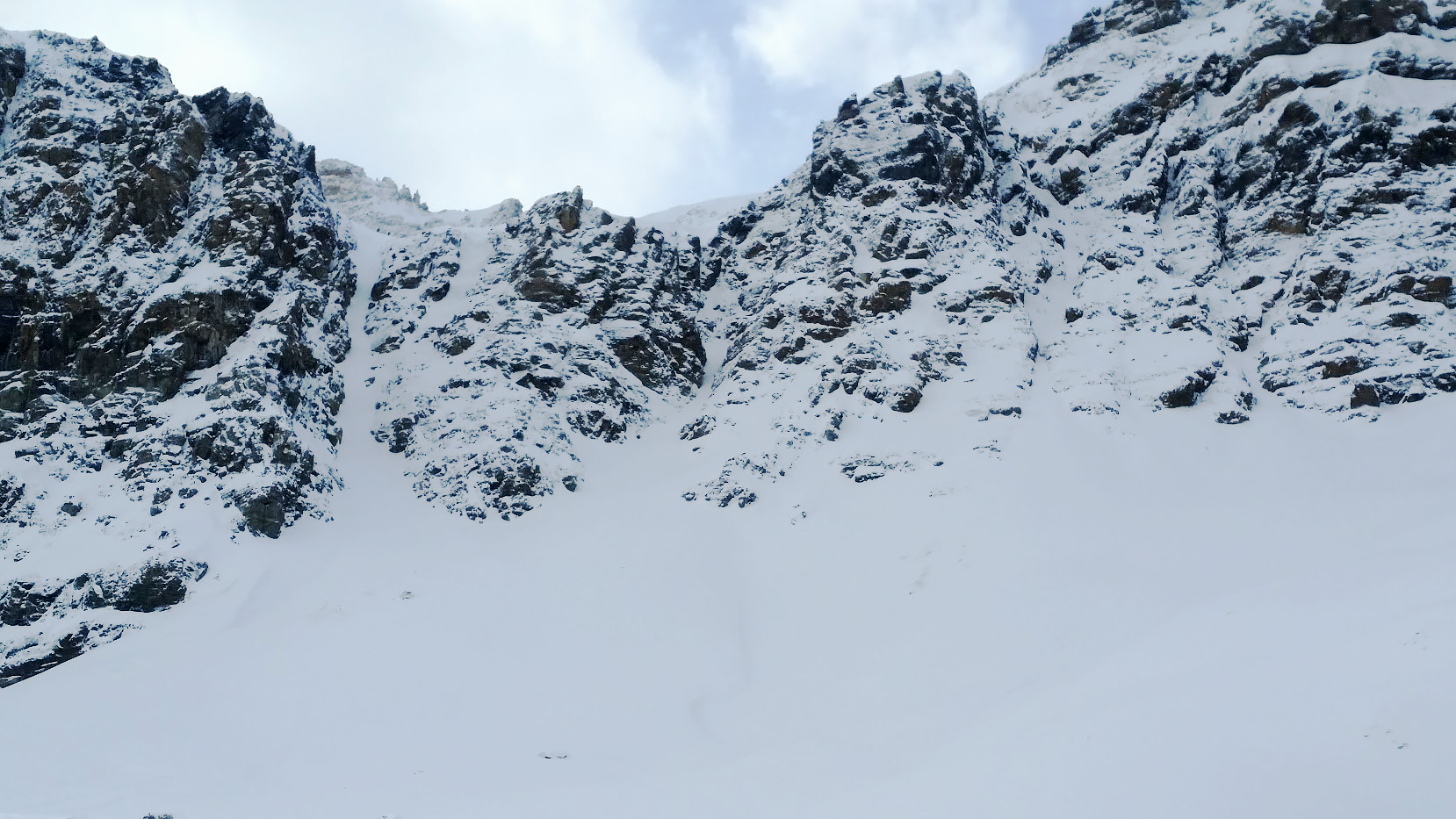The Flower Couloir at Bow Summit